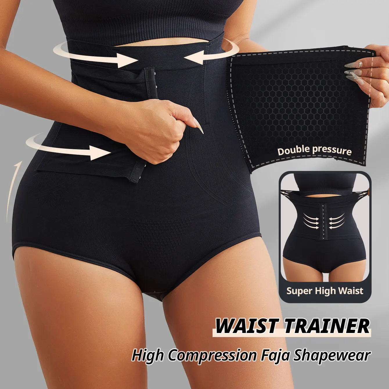 TiShape — Culotte Gainante Taille Haute Femme
