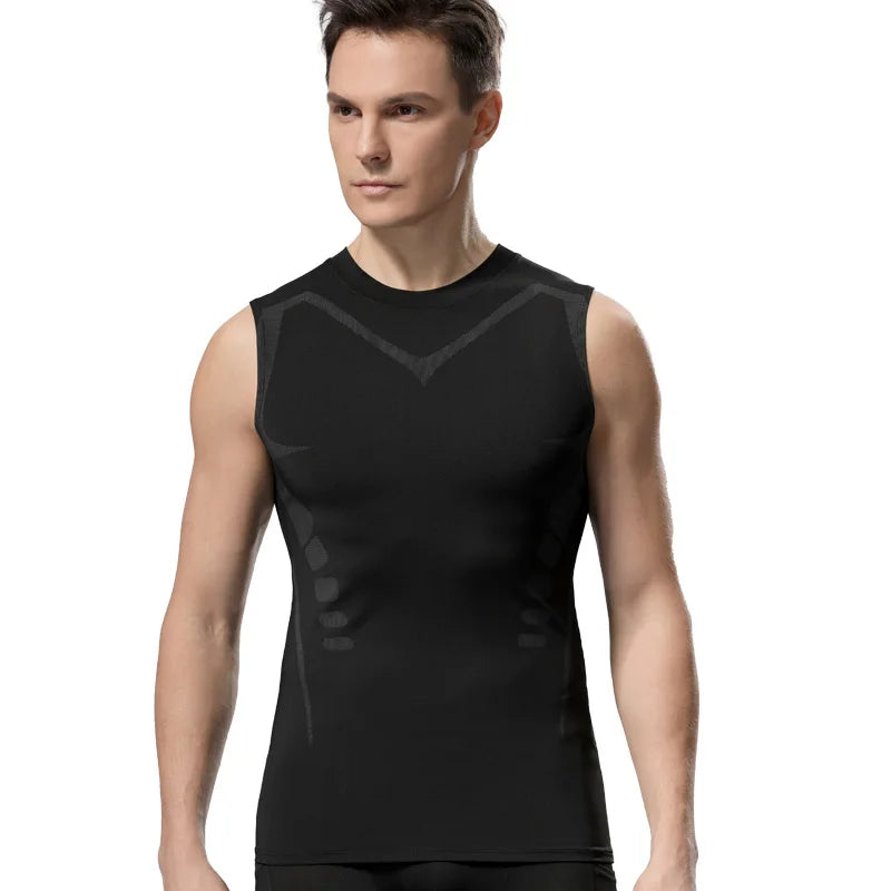 TiShape — Débardeur Compression Musculation Homme
