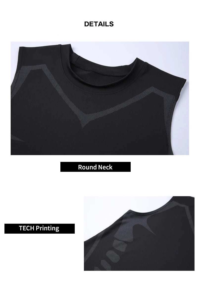 TiShape — Débardeur Compression Musculation Homme