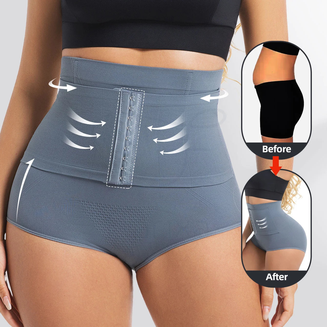TiShape — Culotte Gainante Taille Haute Femme