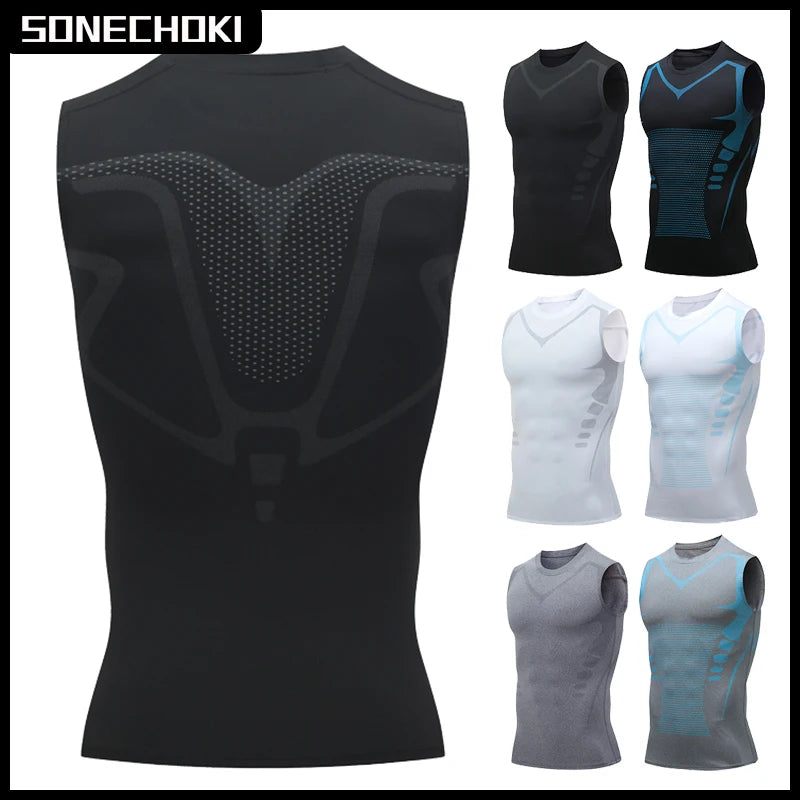 TiShape — Débardeur Compression Musculation Homme