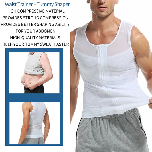 TiShape — Chemise Gainante Compression Homme