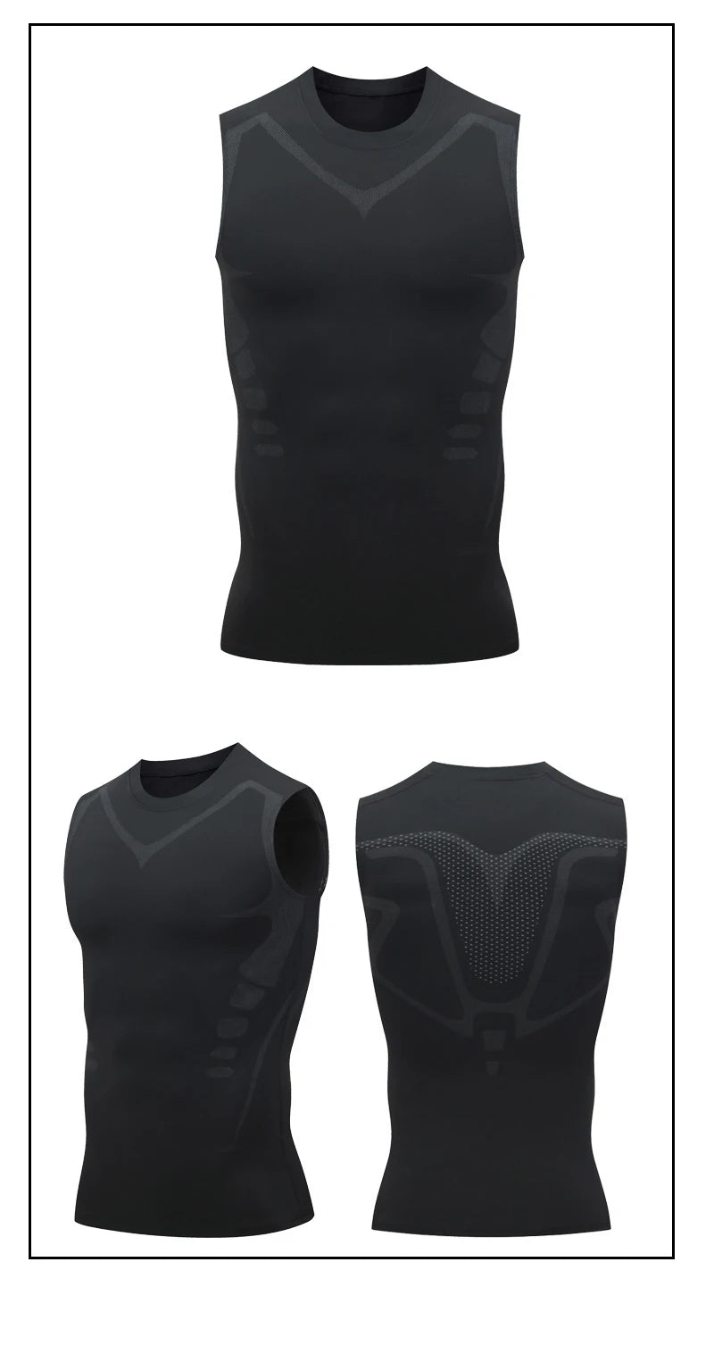 TiShape — Débardeur Compression Musculation Homme