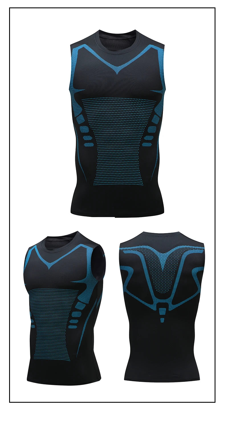 TiShape — Débardeur Compression Musculation Homme