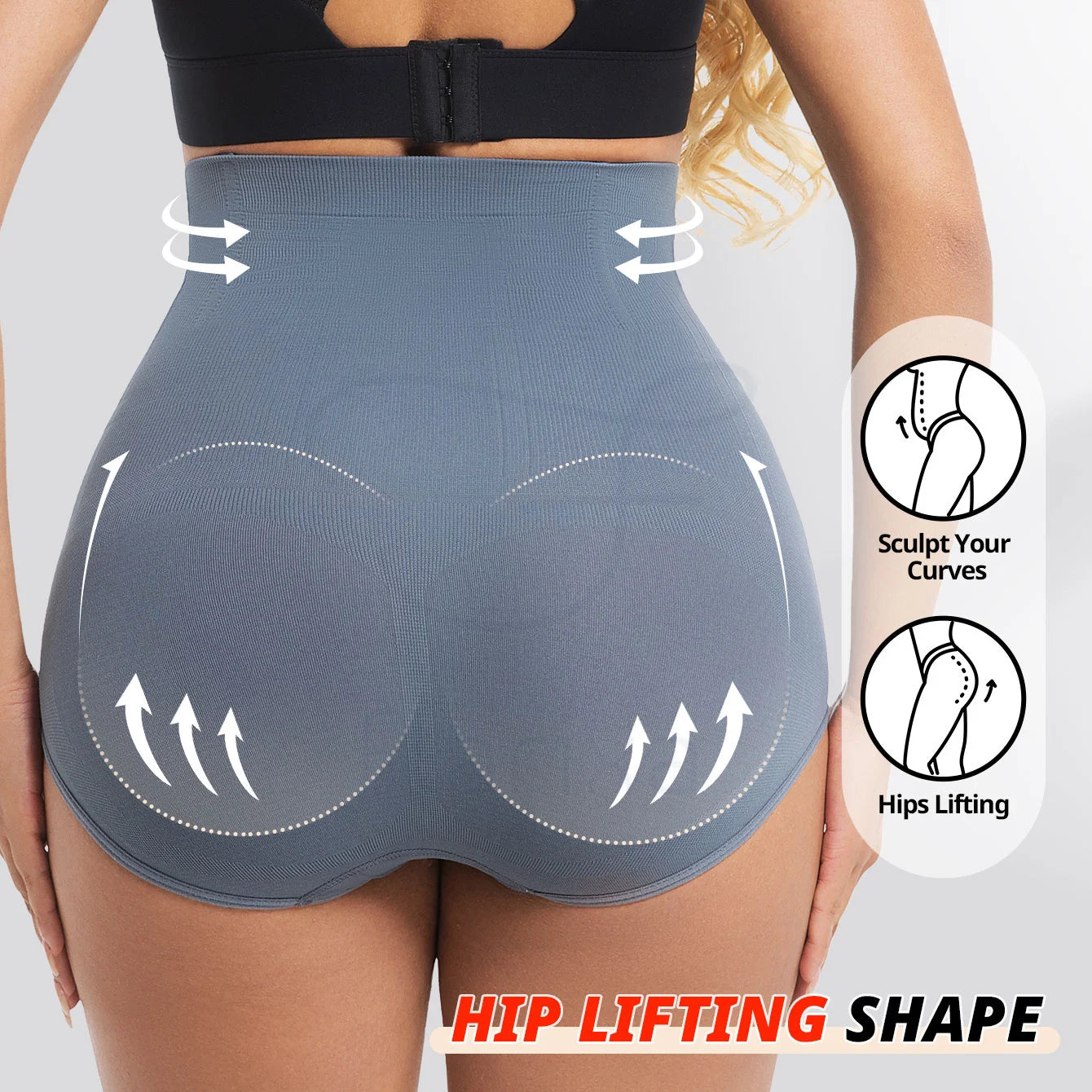 TiShape — Culotte Gainante Taille Haute Femme