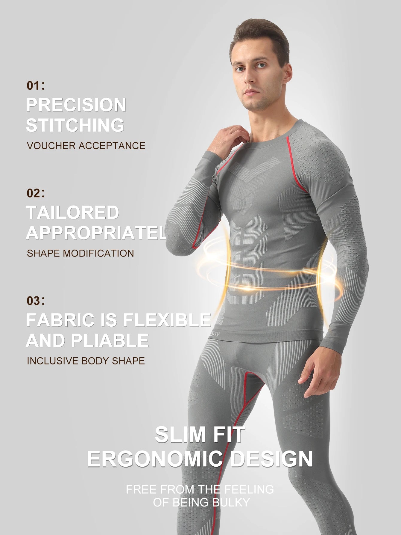 TiShape — Ensemble Thermique Compression Homme Hiver