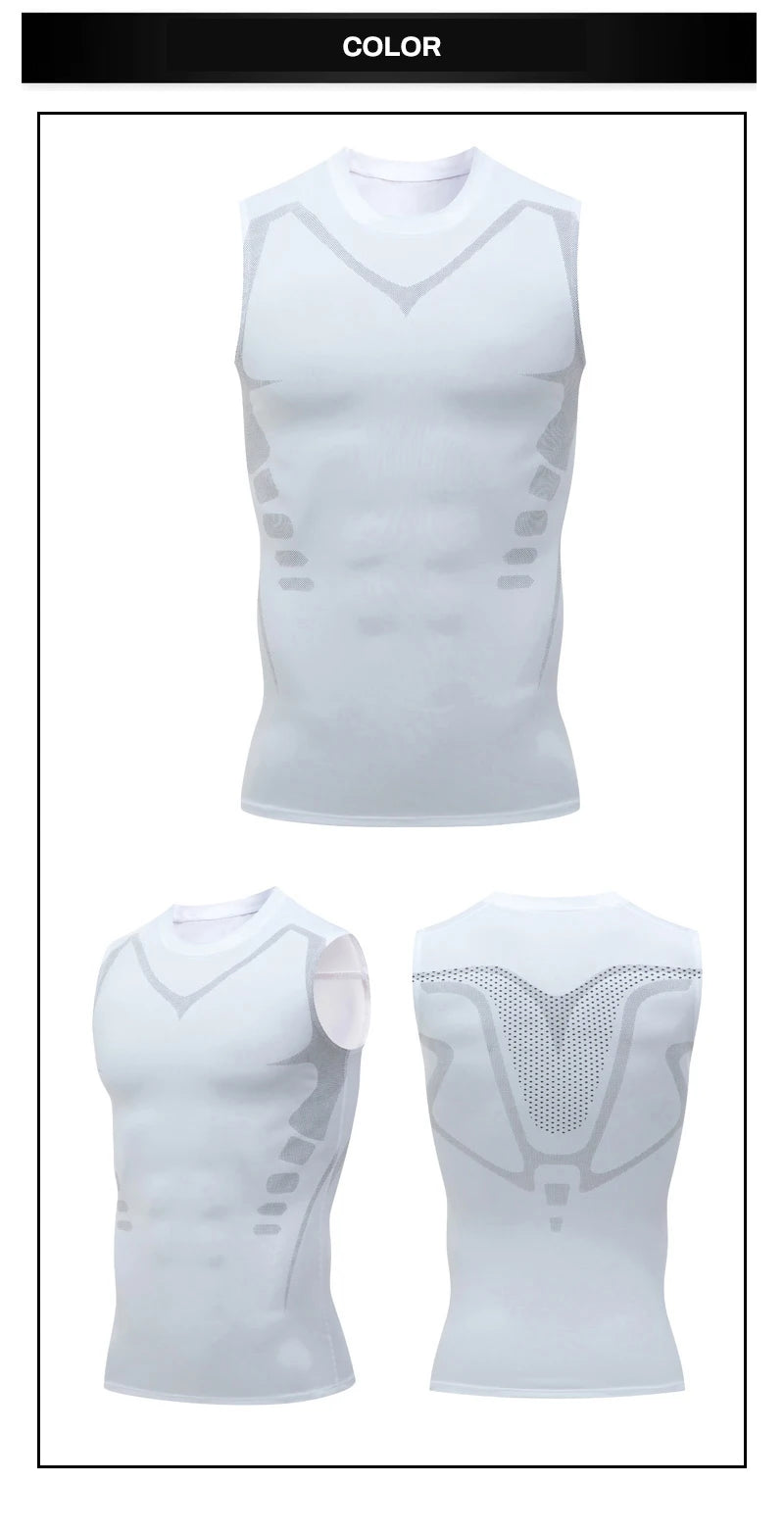 TiShape — Débardeur Compression Musculation Homme