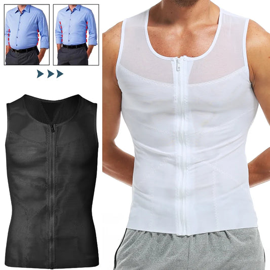 TiShape — Chemise Gainante Compression Homme