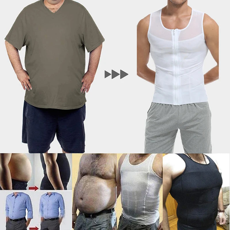 TiShape — Chemise Gainante Compression Homme