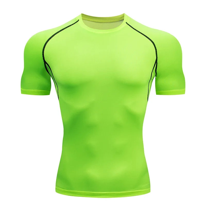 TiShape — Kompressions-Laufshirt Herren Kurzarm