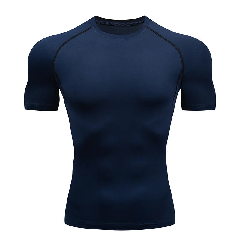 TiShape — Kompressions-Laufshirt Herren Kurzarm