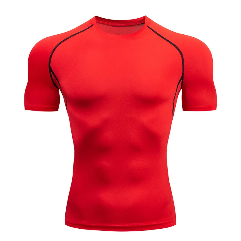 TiShape — Kompressions-Laufshirt Herren Kurzarm