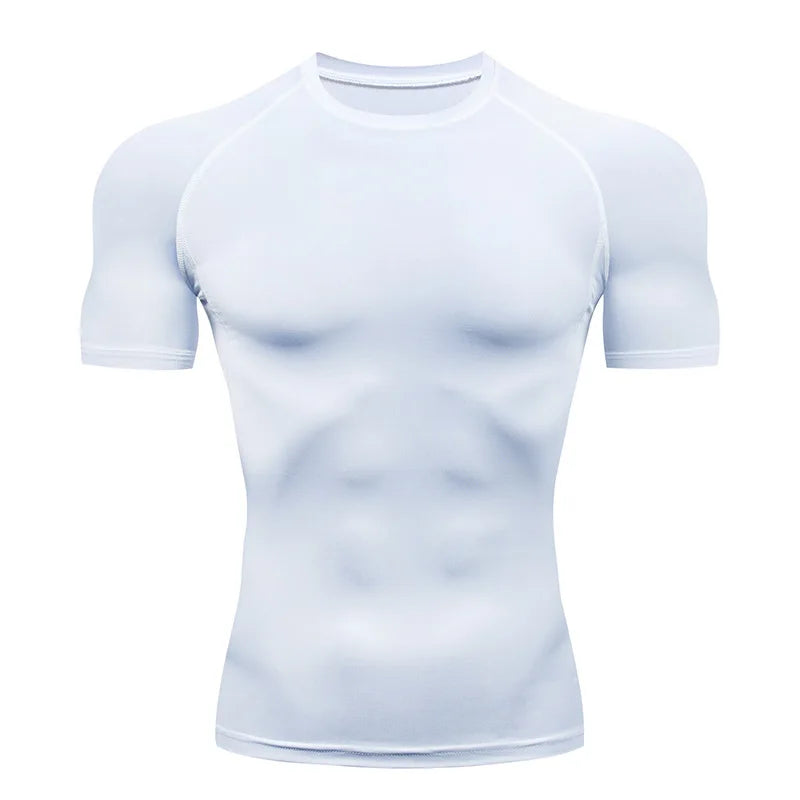 TiShape — Kompressions-Laufshirt Herren Kurzarm
